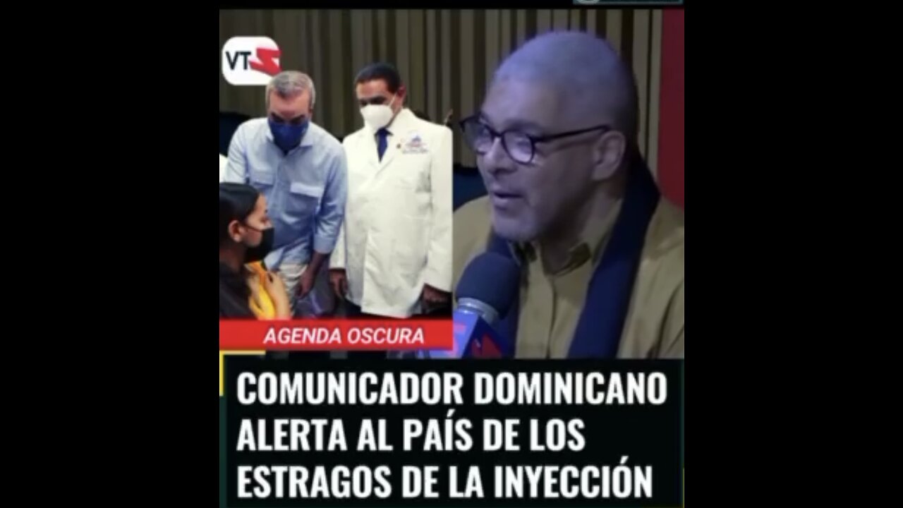 COMUNICADOR DOMINICANO ALERTA AL PAÍS DE LOS ESTRAGOS DE LA INYECCIÓN