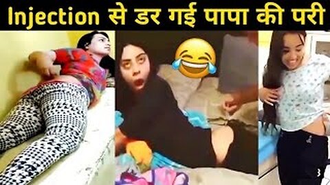 Papa ki pari ll injekshan se dar gai 😠😃#papakipari #tranding #viral #vlogs #pari #love #shortvideo