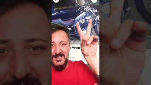 Yamaha Virago 250, 1994 custando UM RIM e um Fígado temos por aqui