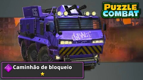 Puzzle Combat | Máquina de Guerra Caminhão de Bloqueio
