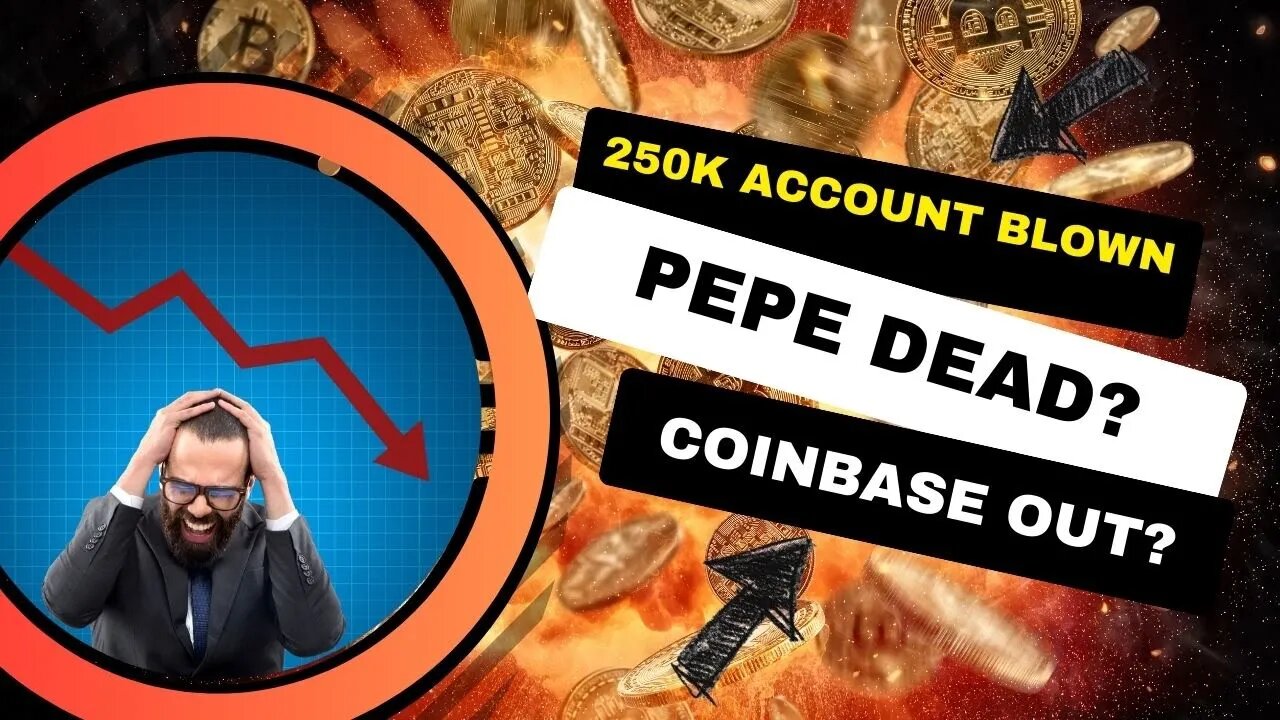 $250k Account Blown: How to Reset MINDSET! Are you PEPE Coin Exit Liquidity and BTC Price Analysis