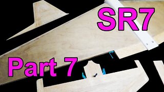 Bob Martin SR-7, Vintage RC Slope Glider Build Part 7 , fiberglassing the wing