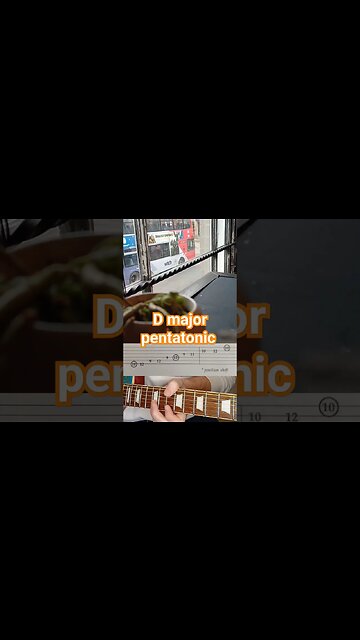 guitar scale of the day: D Major Pentatonic