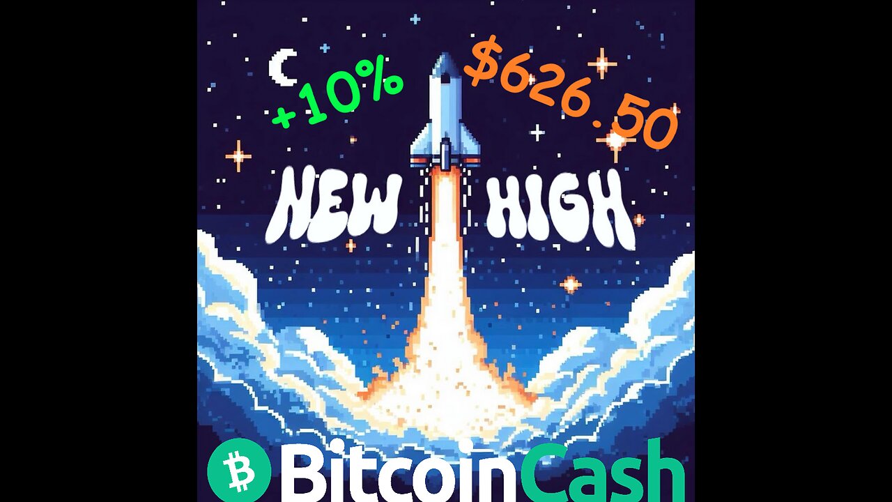 Bitcoin Cash New High $620! Dance party & giveaways!