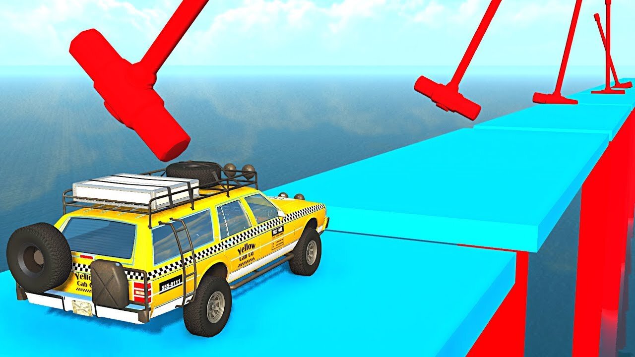 Epic Car Wipeout Challenge #1 - BeamNG.drive - Game Over