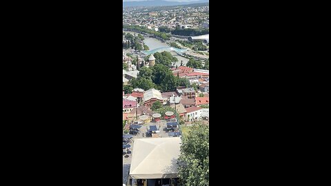 Georgia Tbilisi chair lift