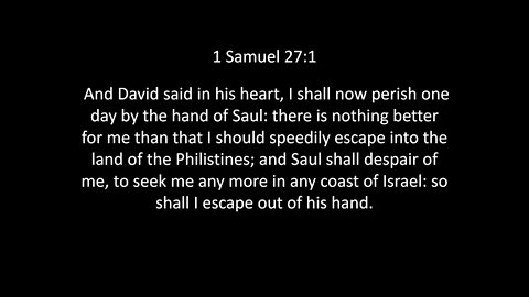 1st Samuel Chapter 27