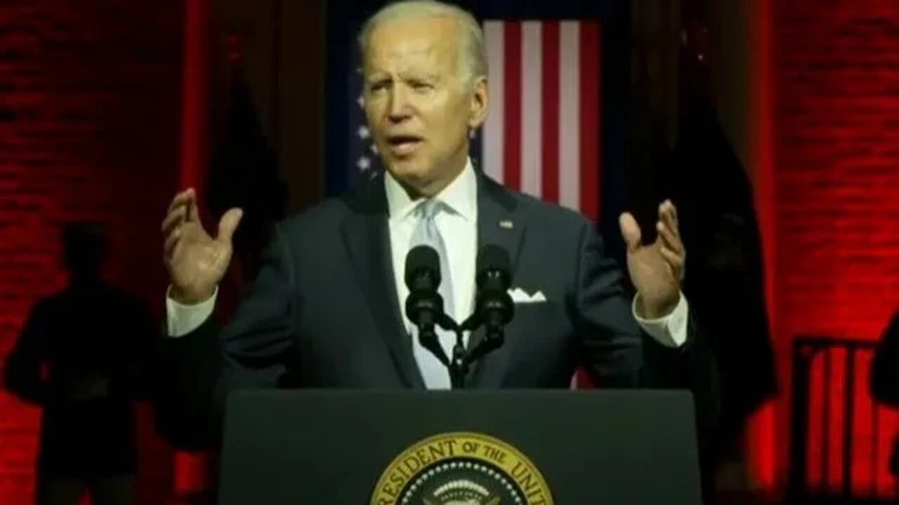 Biden calls for war on MAGA