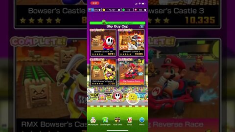 Mario Kart Tour - Cups All Completed Showcase (Bowser Tour Totally Complete)