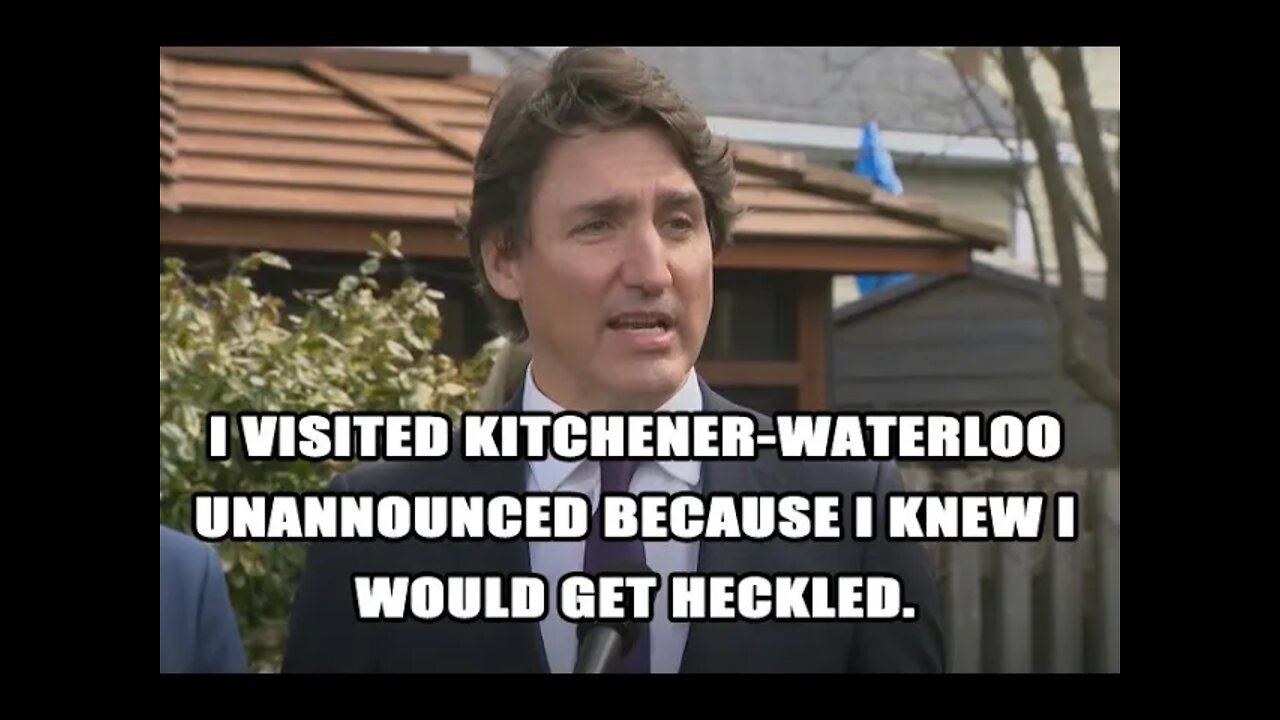 Justin Trudeau visited the region of Waterloo yesterday unannounced to the general public.
