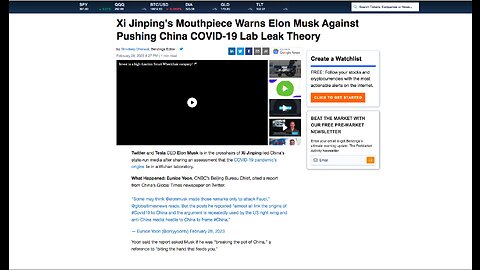 ELON MUSK CALLS OUT JAN 6 LIES! While CCP State Media Begin Threatening Elon For Based LabLeak Take