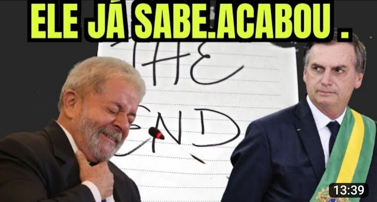 ACABOU. E ELE SABE...By Marcos Falcão