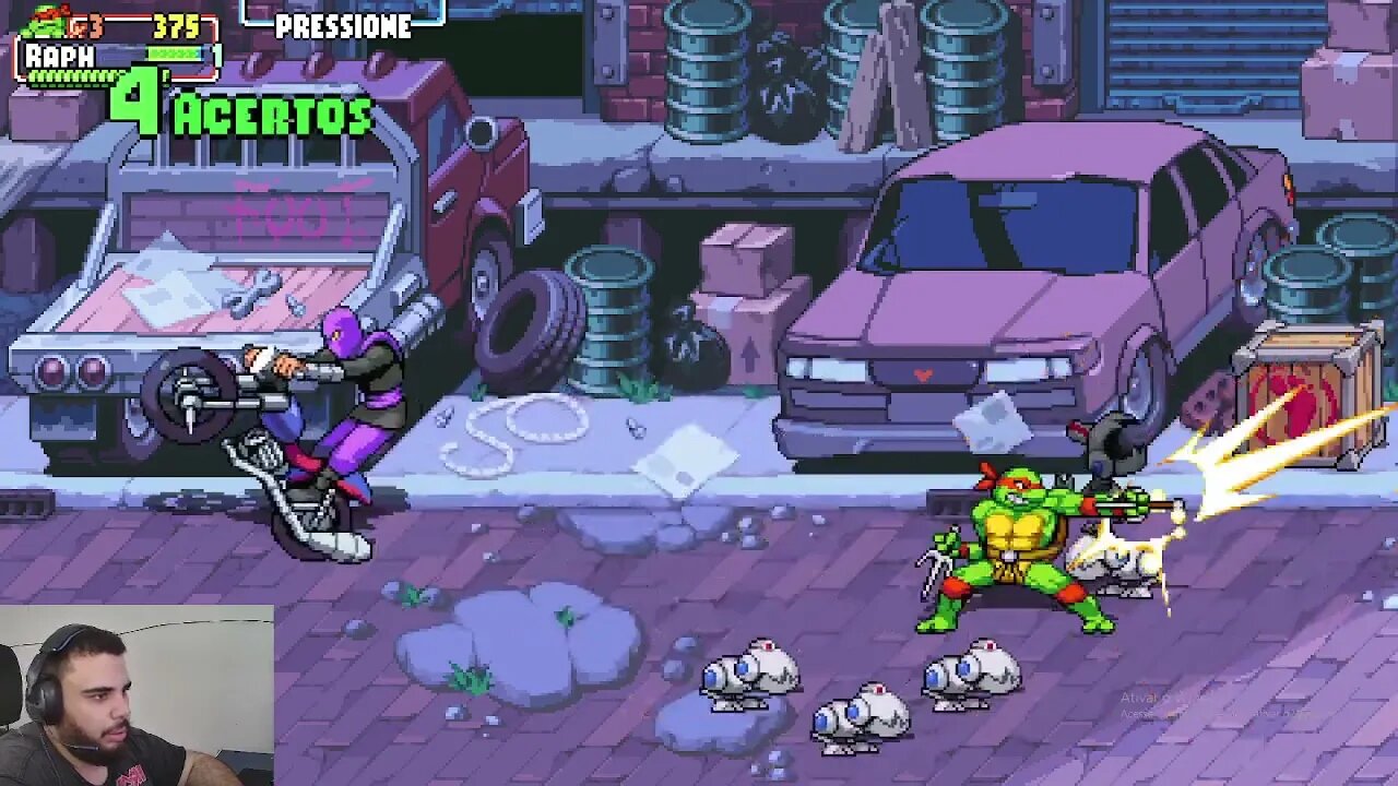 Teenage Mutant Ninja Turtles: Shredder's Revenge #2 - Gameplay AO VIVO!