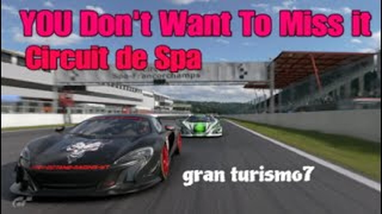 grand turismo 7 comeback at circuit de spa #gt7 #granturismo7 #granturismo #ps5 #gamerlife