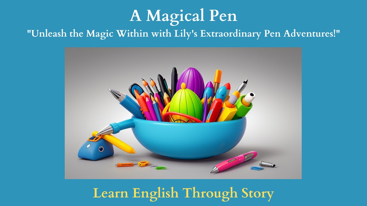 "Lily's Unforgettable Journey with the Enchanted Pen! 🌟