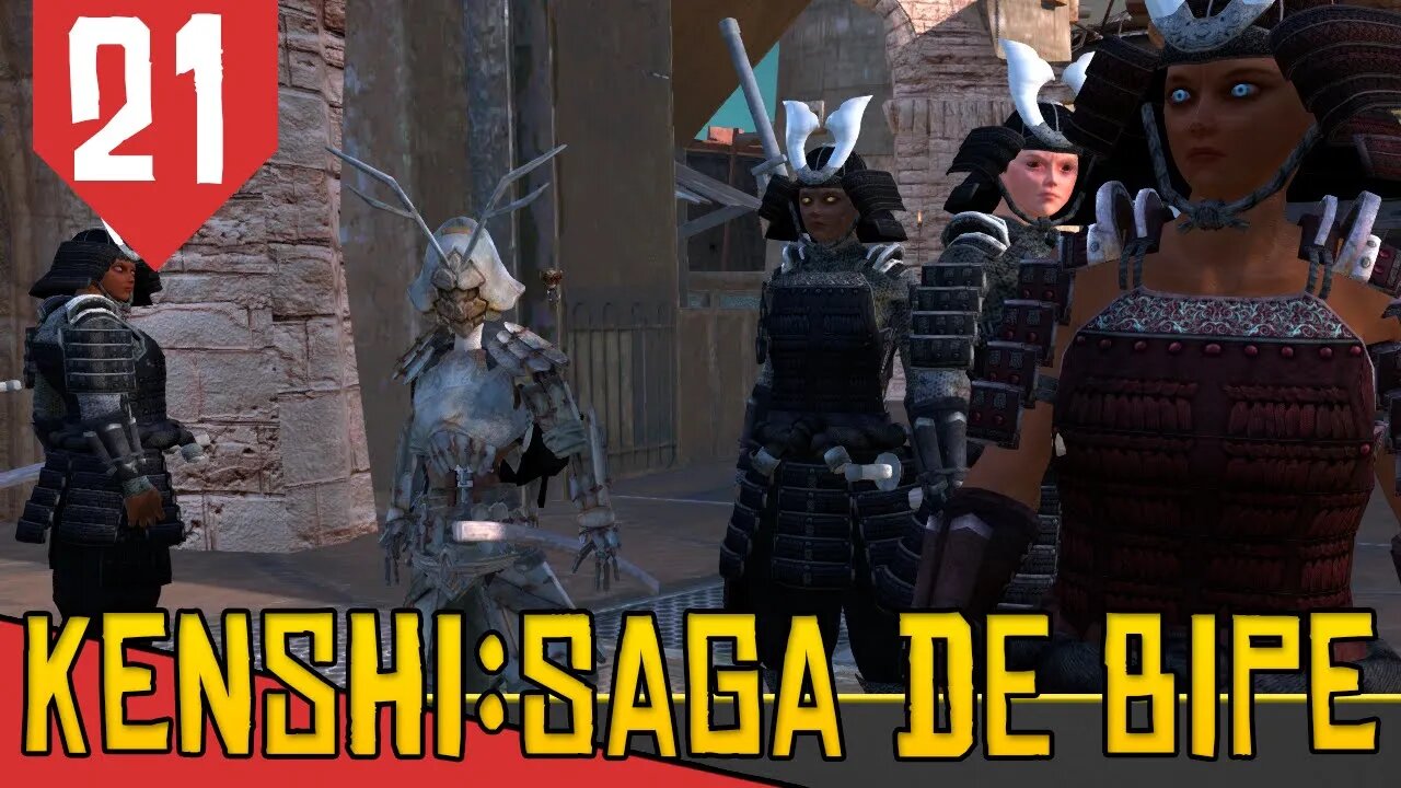 Bipe na Cidade dos SAMURAIS (De Verdade) - Kenshi Saga de Bipe #21 [Gameplay PT-BR]