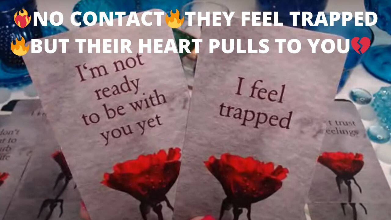 ❤️‍🔥NO CONTACT🔥THEY FEEL TRAPPED🔥BUT THEIR HEART PULLS TO YOU💔 3rd PARTY 📞💌 NO CONTACT COLLECTIVE ✨