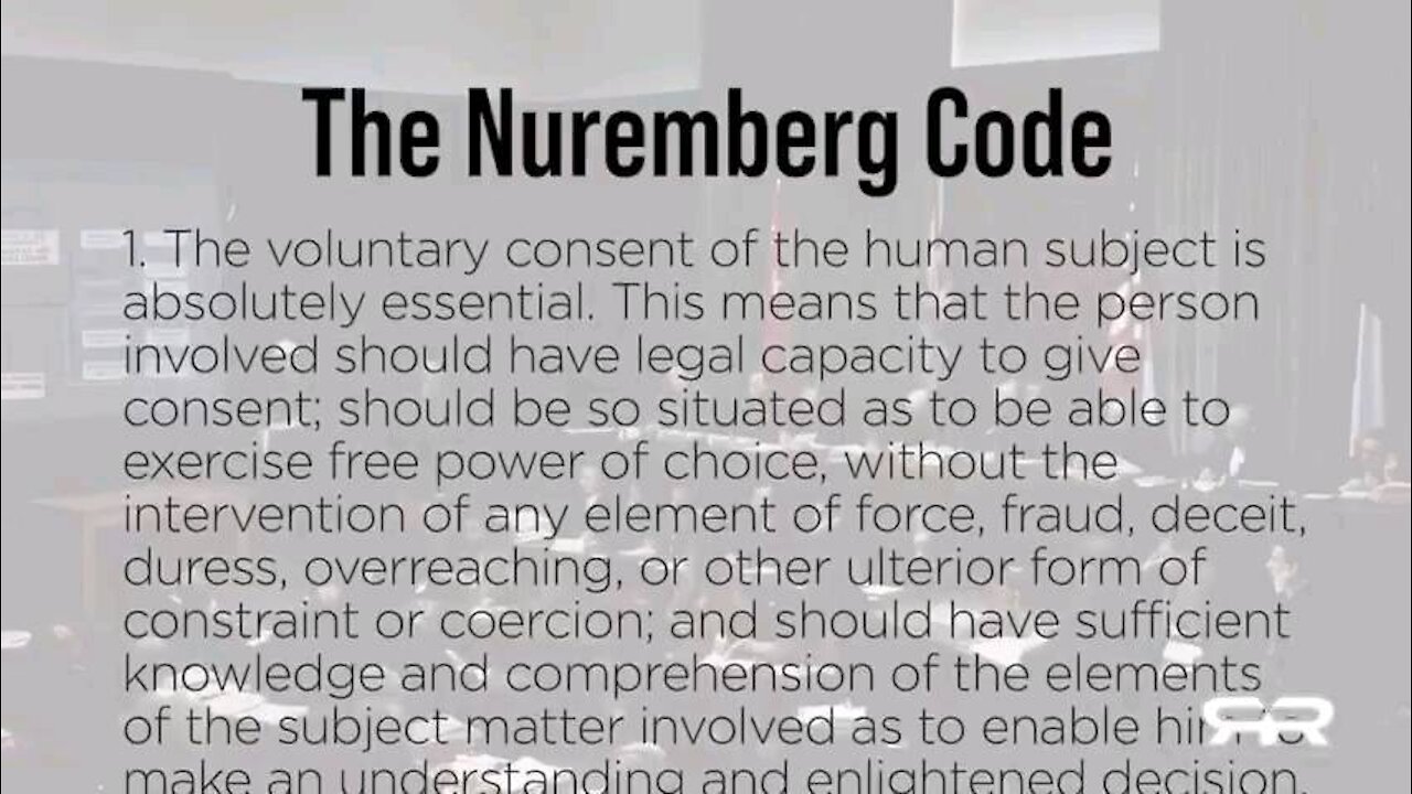 Must see video. Crimes against humanity.