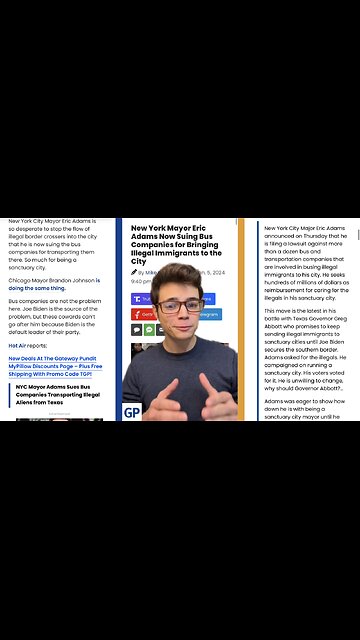 Victor Reacts: You Get What You Deserve! Democrat Mayors Sue to Stop Busloads of Illegal Aliens