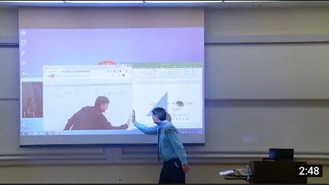 Math Professor Fixes Projector Screen April Fools Prank_1080p