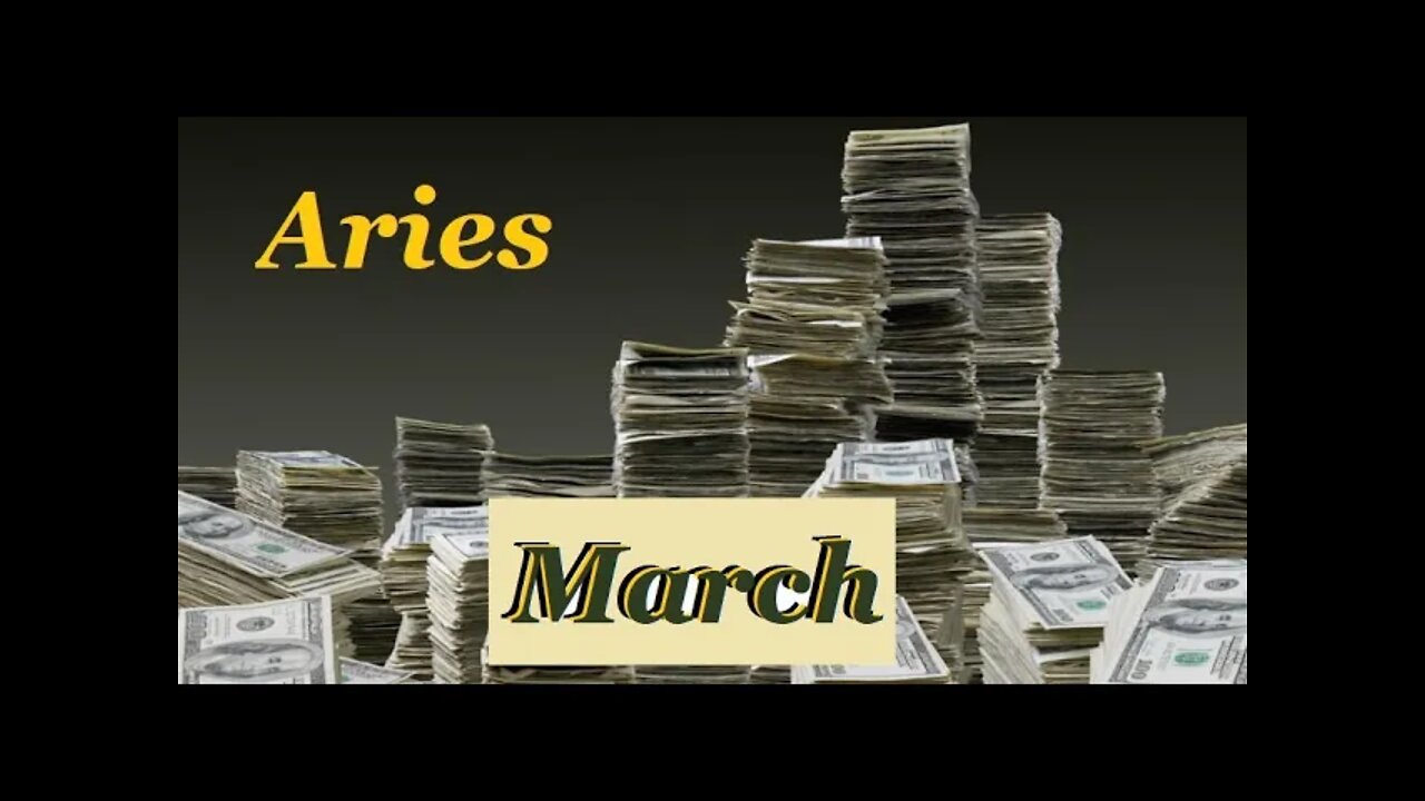 ♈ Aries~Taking Control Of The Situation!! $$💵$$ Money, Career & Finance. March Tarot Reading.