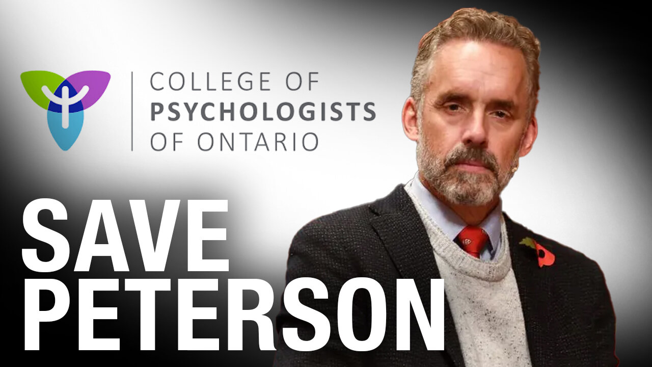 Dr. Jordan Peterson is being censored by the College of Psychologists — help fight back!