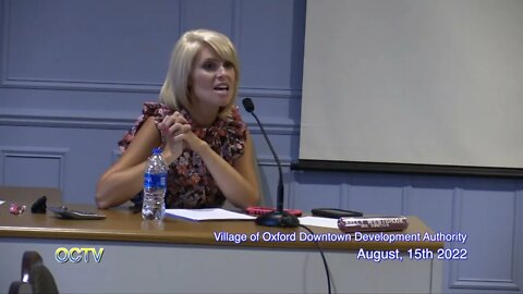 Village of Oxford Downtown Development Authority August, 15th 2022