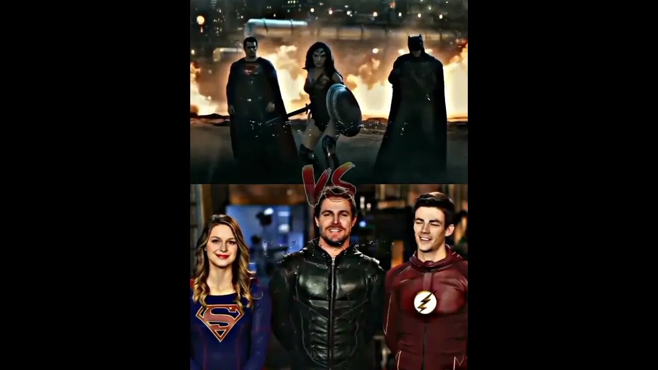 DCU Trinity VS CW Trinity #shorts #dc #dcuniverse