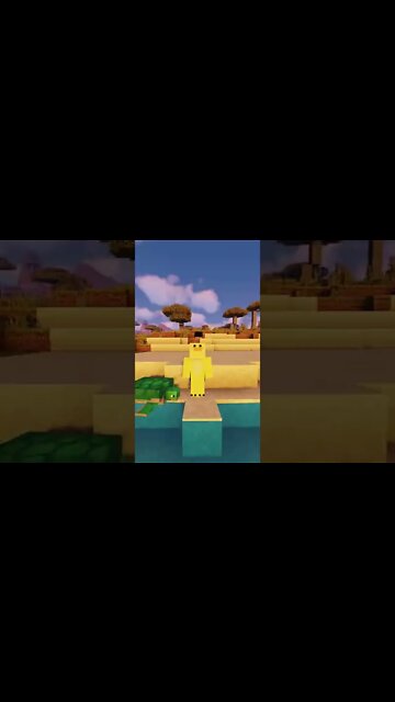 MINECRAFT: VIAJANDO ENTRE BIOMAS #shorts
