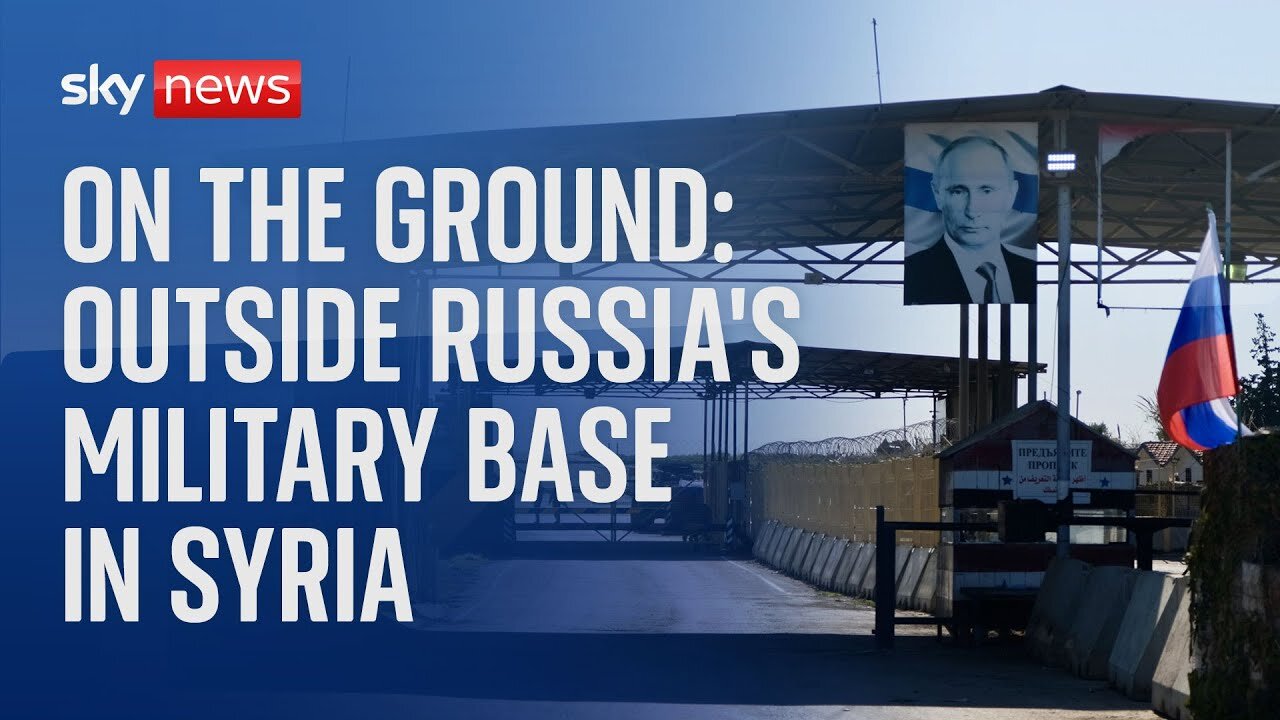 Sky News reports from one of Russia's military bases in Syria