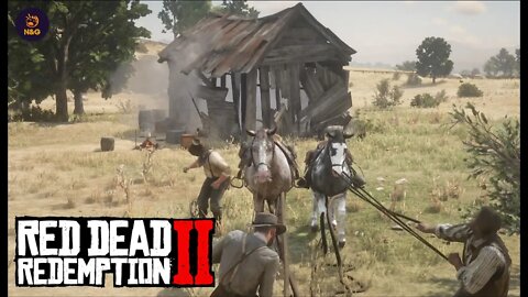 RED DEAD REDEMPTION 2 #36 - Sua Casa tá Caindo Irmão ! ( Gameplay em Português BR )