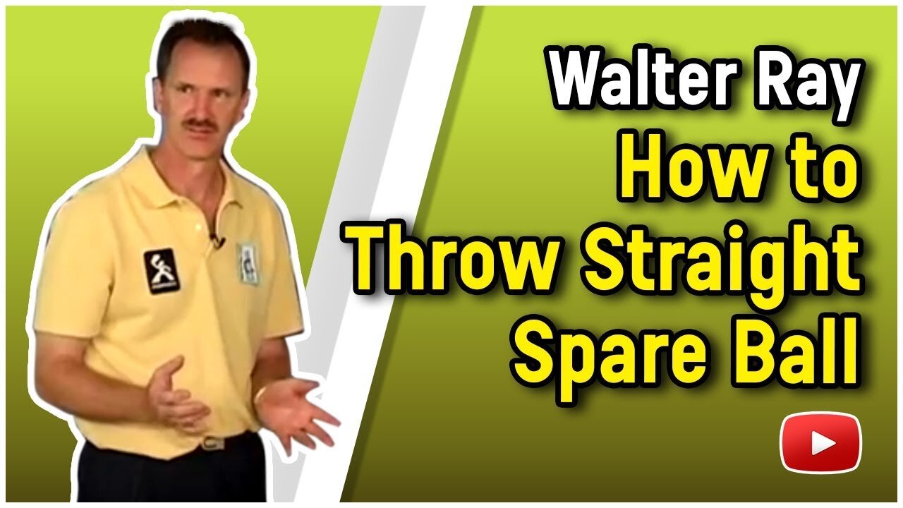 Bowling Faults and Fixes - Throw Straight Spare Ball Featuring Coach Walter Ray Williams