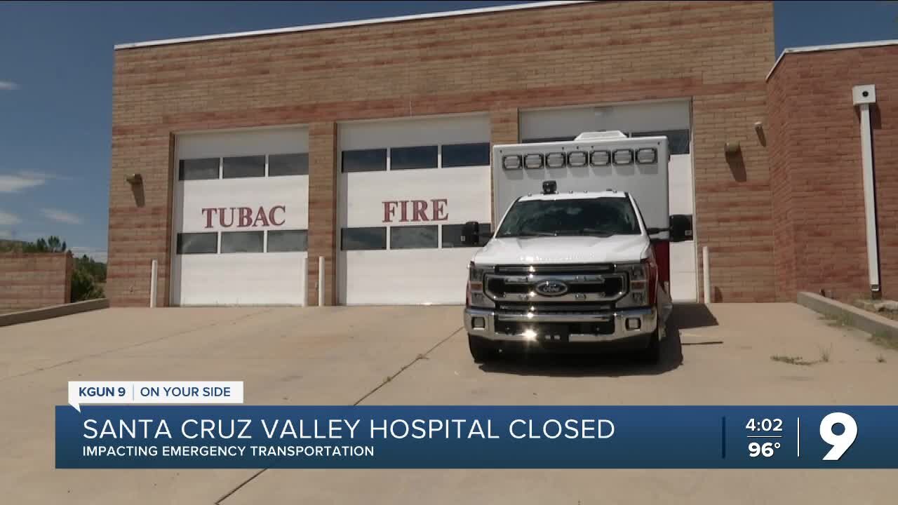 Santa Cruz Valley Hospital closure impacting community emergency care