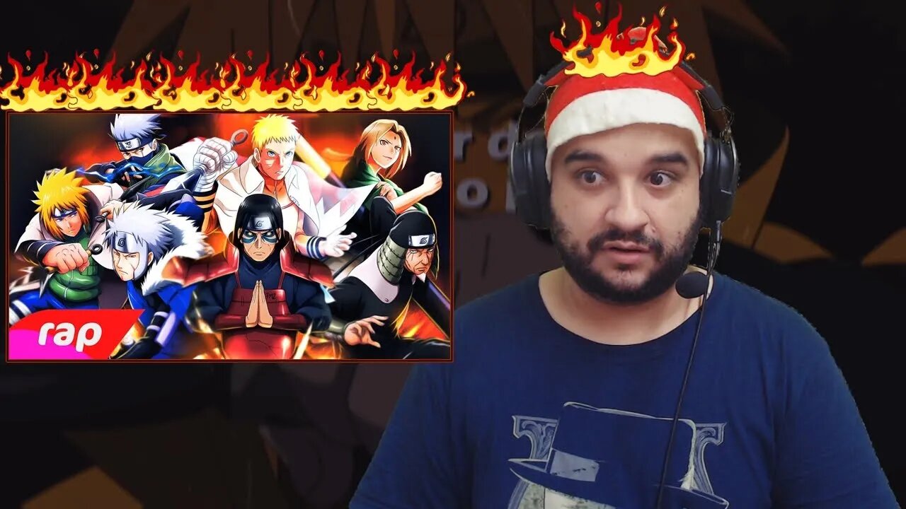 (REACT) Rap dos Hokages (Naruto) - A VONTADE DO FOGO | NERD HITS (@7 Minutoz)