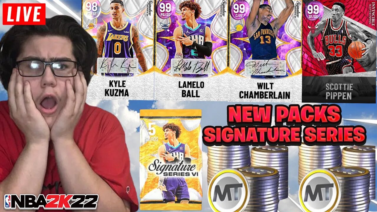 🔴LIVE - NEW MYTEAM PACKS SIGNATURE SERIES