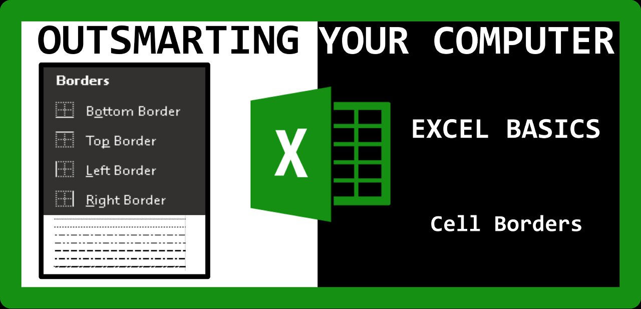 Excel Basics - Cell Borders