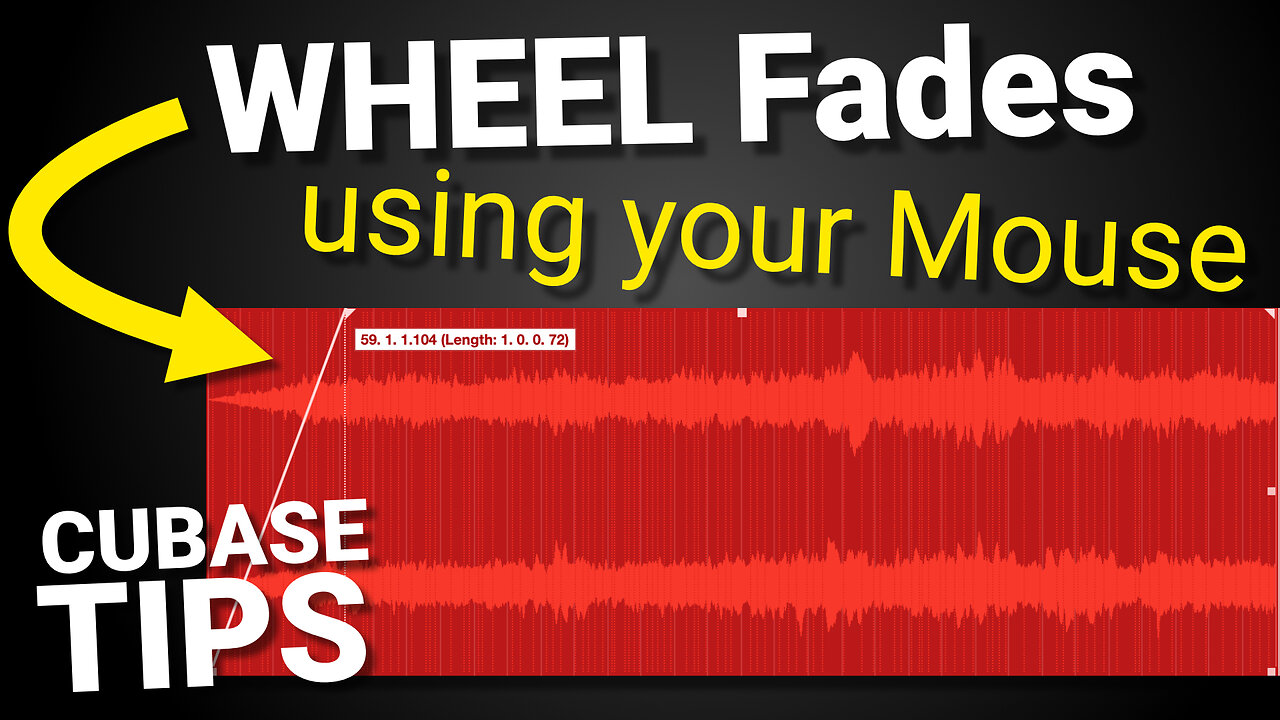 Cubase Tips: Setting MOUSE WHEEL for Volume & Fades