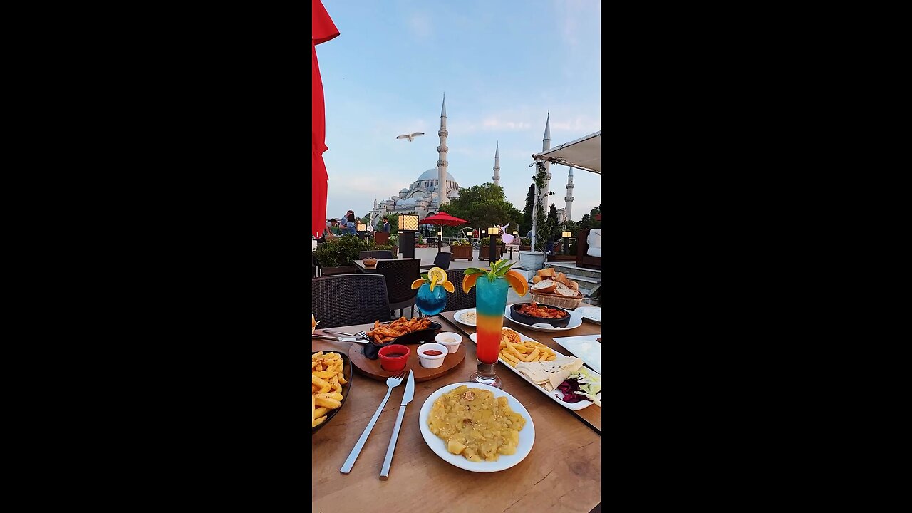 Breakfast in Istanbul Turkey | Beautiful View