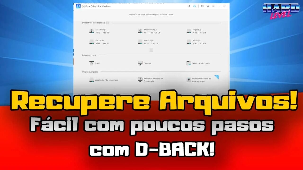 Como recuperar arquivos deletados da lixeira permanentemente gratuito do PC