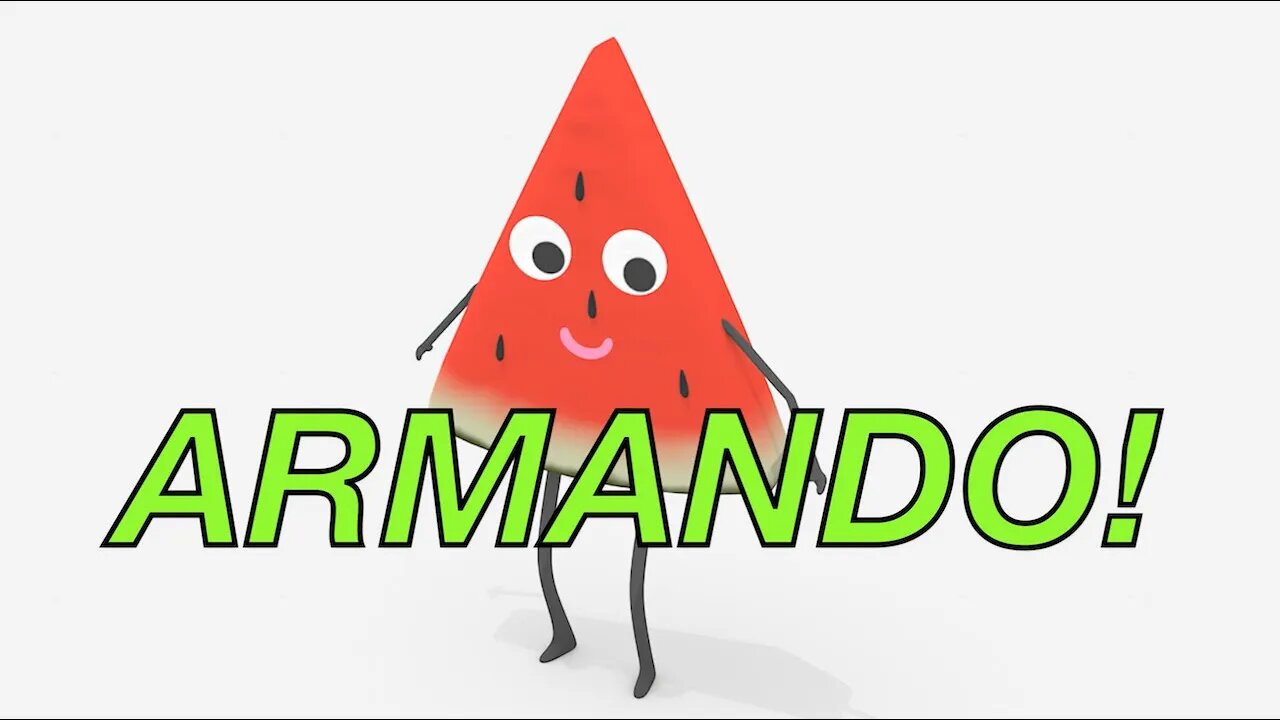 Happy Birthday ARMANDO! - WATERMELON Birthday Song