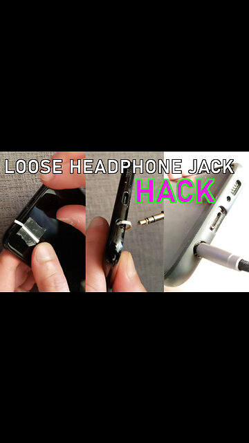 Super Easy Loose Headphone Jack Hack - Semi Permanent Fix