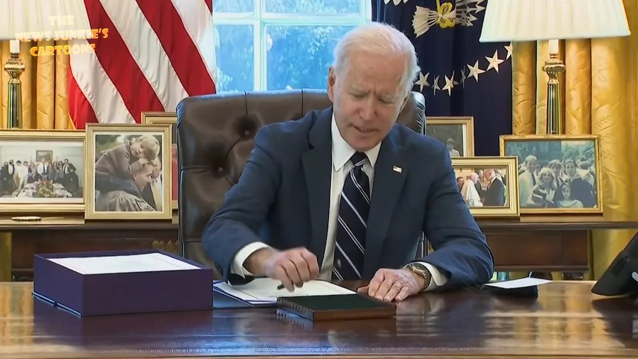 Breaking: Biden answers questions. Just kidding.