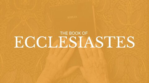 Ecclesiastes - Chapter 3