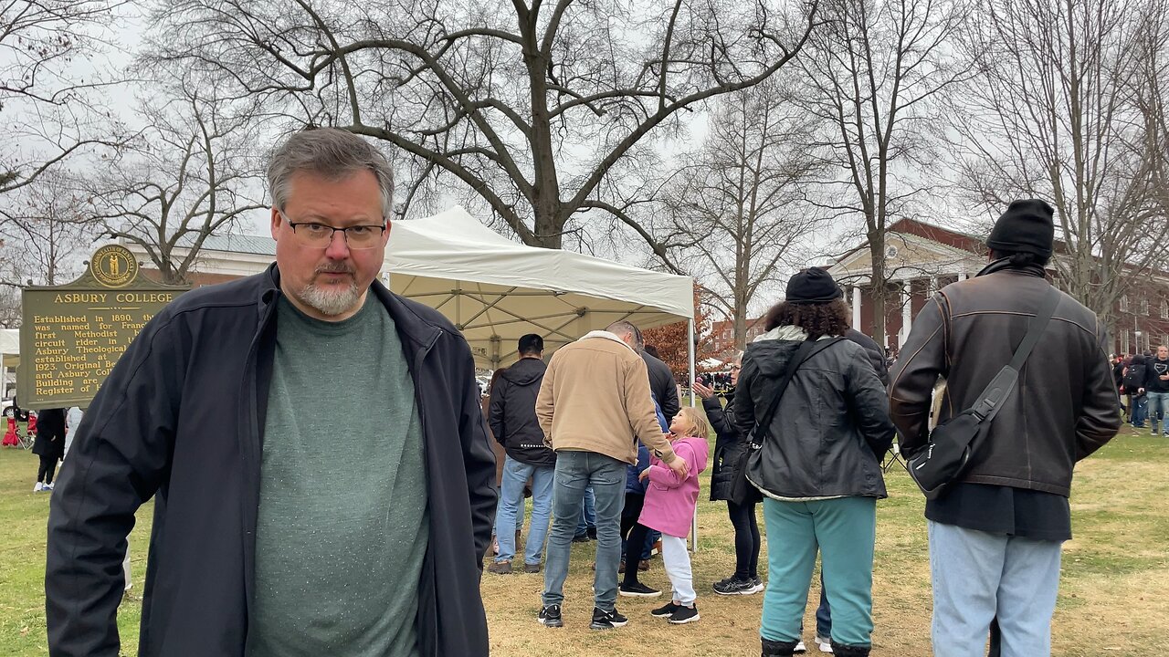 Asbury Interview people in line