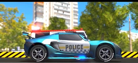 The police car