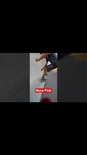 Frontside Nose Pick On Ledge #skateboarding #streetskate #streetskateboarding #streetskating #curb