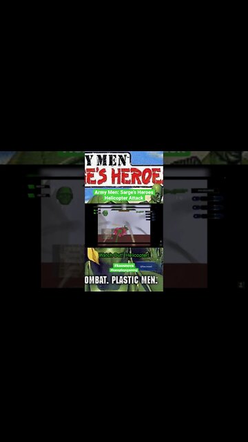Army Men: Sarge's Heroes - Helicopter Attack "Boom, Boom, Pow (Black Eyed Pees) #kaosplaysgaming