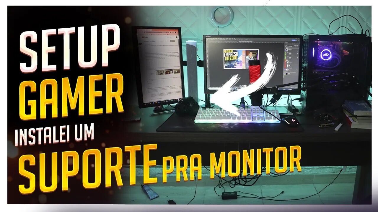 comprei mais um item pro meu setup gamer