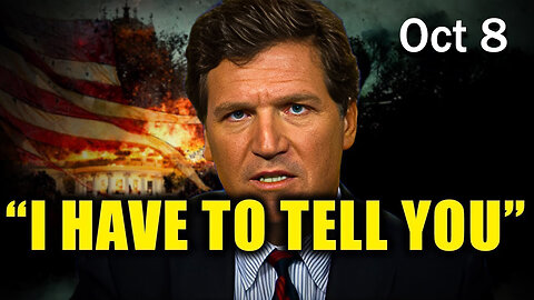 Tucker Carlson Bombshell "I've Kept Quiet about HORRIBLE Things."