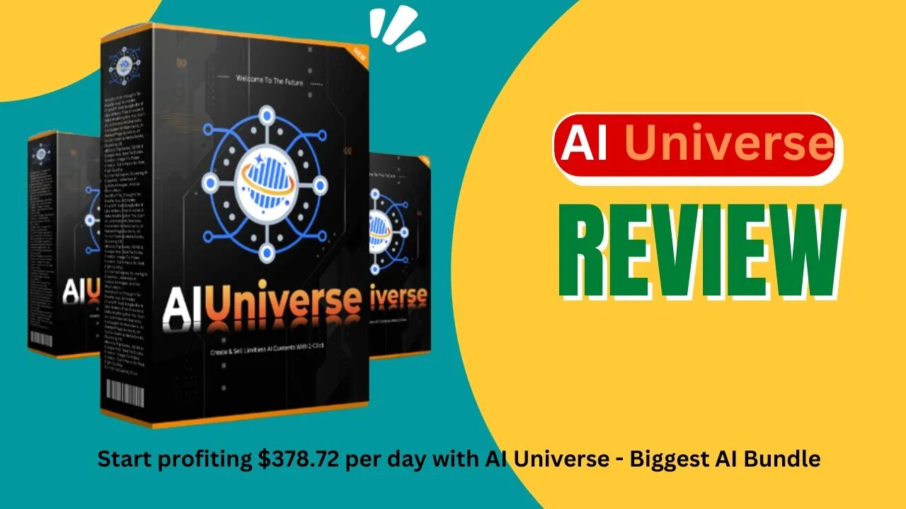 Start profiting $378.72 per day with AI Universe - Biggest AI Bundle l AI Universe Review